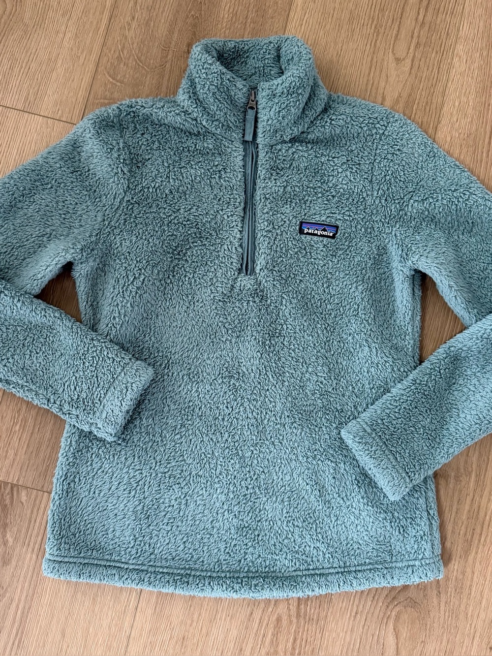 Patagonia Women's Los Gatos 1/4 Zip Fleece Pullover Small Sage Mint Green